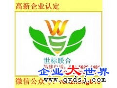 高新技術(shù)企業(yè)認定與世標聯(lián)合認證咨詢服務(wù)簡介
